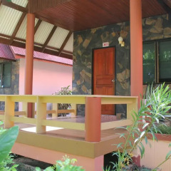 Отель D.R. Lanta Bay Resort 3* Бунгало с различными типами кроватей фото 17