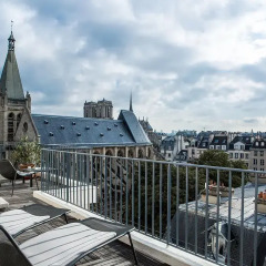 Отель Hôtel Parc Saint Séverin 4* Стандартный номер с различными типами кроватей фото 4