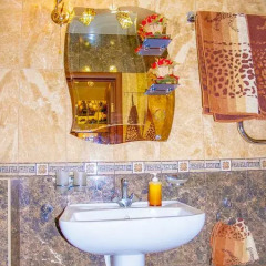 Гостиница Safari Apartament в Барнауле отзывы, цены и фото номеров - забронировать гостиницу Safari Apartament онлайн Барнаул ванная фото 2