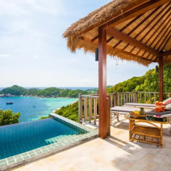 Отель Cape Shark Pool Villas 4* Студия с различными типами кроватей фото 12