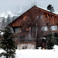 Отель Hôtel Alpaga 5* Шале с различными типами кроватей фото 19