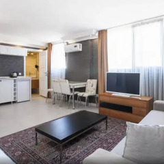 Отель Defne Suites Улучшенные апартаменты с различными типами кроватей фото 28