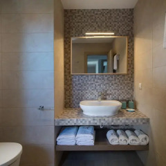 Отель Paradise Maisonettes Ситония ванная