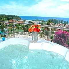 Отель Sunset Plaza Karon 2 bedrooms Nice Sea View бассейн фото 3
