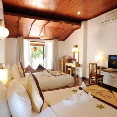 Отель Vinh Hung Riverside Resort & Spa 3* Улучшенный номер с различными типами кроватей фото 7