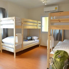 PanPan Hostel Bangkok Кровать в общем номере фото 3
