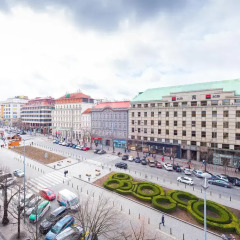 Апартаменты Wenceslas Square Apartment балкон