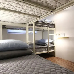 Blueboat Hostel Myeongdong Кровать в мужском общем номере с двухъярусной кроватью фото 6