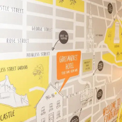 Grassmarket Hotel 4* Стандартный номер с различными типами кроватей фото 15