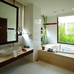 Отель Amain Boutique Motel Danshui 3* Стандартный номер с различными типами кроватей фото 16