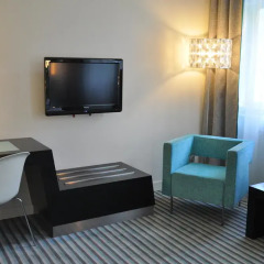 Отель Red & Blue design 4* Стандартный номер с двуспальной кроватью фото 6
