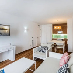 Отель Aparthotel Ponent Mar Апартаменты комфорт с двуспальной кроватью фото 3