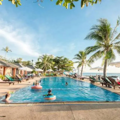Отель Lanta Palace Resort And Beach Club Таиланд, Ланта - 1 отзыв об отеле, цены и фото номеров - забронировать отель Lanta Palace Resort And Beach Club онлайн бассейн фото 3