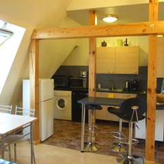Апартаменты Sunlit Loft Apartment Riga в номере