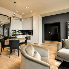 Апартаменты 40th+ Floor Luxury Apartments in Sky Tower Люкс с различными типами кроватей фото 23