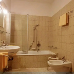Отель Appartments Innerhofer Горнолыжный курорт Ортлер ванная