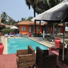 Отель Residence Saint-Jacques Bord de Mer Республика Конго, Пойнт-Нуар - отзывы, цены и фото номеров - забронировать отель Residence Saint-Jacques Bord de Mer онлайн бассейн фото 2