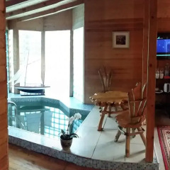 Гостиница Winter Cottage In Peredelkino With Sauna Коттедж с различными типами кроватей фото 26