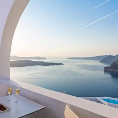 Отель Alti Santorini Suites Полулюкс с двуспальной кроватью фото 8