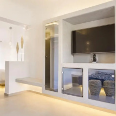 Art Hotel Santorini 4* Люкс с различными типами кроватей фото 11