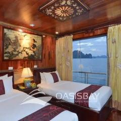 Отель Oasis Bay Classic Cruise Вьетнам, Халонг - отзывы, цены и фото номеров - забронировать отель Oasis Bay Classic Cruise онлайн комната для гостей фото 4