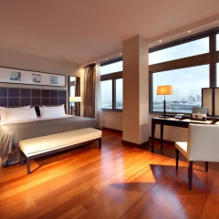 Отель Eurostars Grand Marina 5* Стандартный номер с различными типами кроватей фото 15