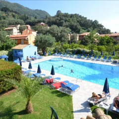 Отель Ammos Bay Греция, Корфу - отзывы, цены и фото номеров - забронировать отель Ammos Bay онлайн бассейн фото 2