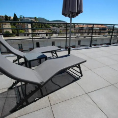 Отель Centragence Les Terrasse De Gairaut Vue Mer Ницца балкон
