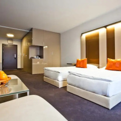 Апартаменты Platinum Palace Apartments Студия Делюкс фото 8