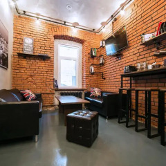 Хостел Loft Hostel77 Кровать в общем номере двухъярусные кровати фото 15