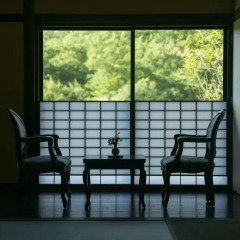 Отель Ryokan Miyama Sansou Минамиогуни балкон
