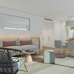 Отель Aparthotel Ponent Mar Апартаменты комфорт с двуспальной кроватью фото 11