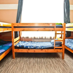 Хостел Наполеон Кровать в общем номере с двухъярусной кроватью фото 19