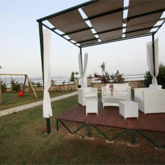 Отель Beachfront Barbati Villas бассейн