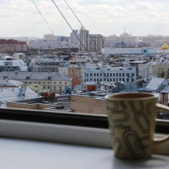 Mini-Hotel Moscow's Views Стандартный номер с 2 отдельными кроватями (общая ванная комната) фото 2