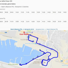 Отель Casa MaMa Генуя городской автобус
