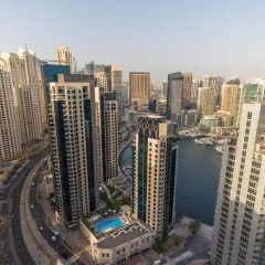 Отель Yanjoon Holiday Homes - JBR Amwaj 4 балкон