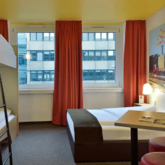 B&B Hotel Nürnberg-Hbf 2* Стандартный семейный номер с двуспальной кроватью фото 3