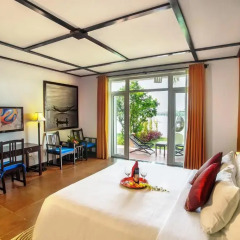 Отель Hoi An Beach Resort 4* Номер Делюкс с различными типами кроватей фото 4