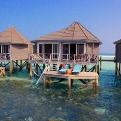 Отель Kuredu Island Resort 4* Вилла с различными типами кроватей
