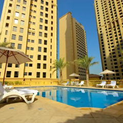 Отель Jumeirah Beach Residence S2 4 Bedroom бассейн