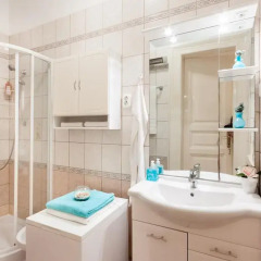 Апартаменты Lovely Green Apartment Будапешт ванная