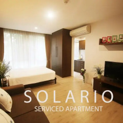 Отель Solario Serviced Apartment Таиланд, Бангкок - отзывы, цены и фото номеров - забронировать отель Solario Serviced Apartment онлайн комната для гостей фото 2