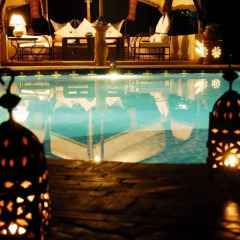 Отель Ecolodge Bab El Oued Maroc Oasis бассейн