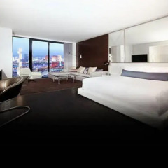 Отель Palms place 51st floor with balcony & strip view США, Лас-Вегас - отзывы, цены и фото номеров - забронировать отель Palms place 51st floor with balcony & strip view онлайн комната для гостей фото 3