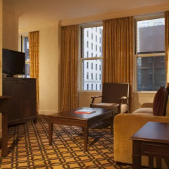 Omni San Francisco Hotel 4* Номер Делюкс с различными типами кроватей фото 4