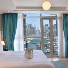 Отель Jannah Marina Bay Suites Улучшенная студия с различными типами кроватей фото 5