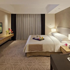 Отель Marco Polo Lingnan Tiandi Foshan Улучшенный номер с различными типами кроватей фото 5