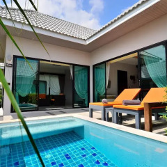 Отель Chaweng Noi Pool Villa 3* Вилла Делюкс с различными типами кроватей фото 10