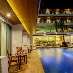 Отель Aqua Resort Phuket 4* Стандартный номер с двуспальной кроватью фото 11